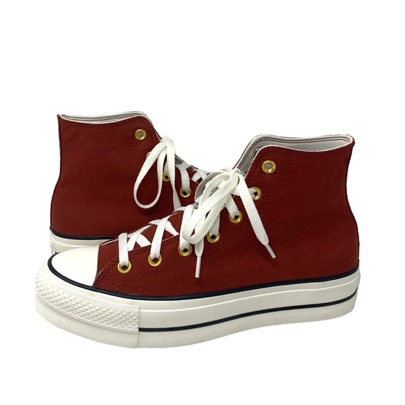 Converse Ctas Lift Platform Shoes Skate Women Brown Canvas Custom 171209C-WBGGS - Picture 6 of 11